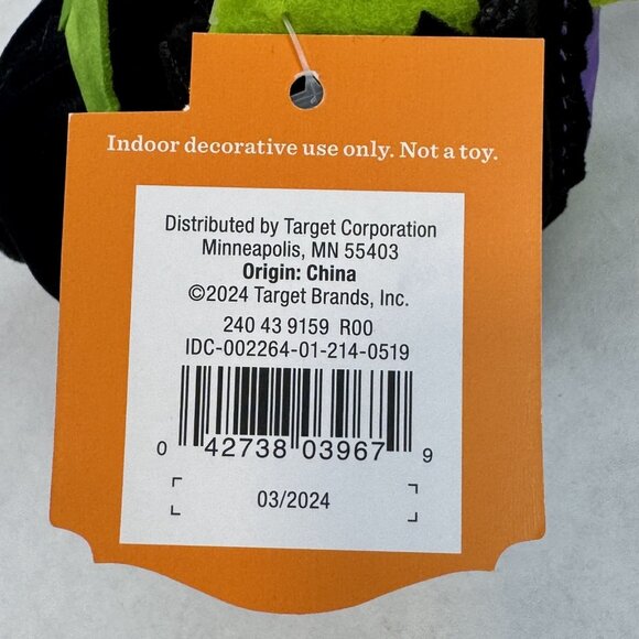 Hyde & Eek! Spellma Featherly Friends Halloween Decoration Bird Witch Hat Cape - Picture 9 of 12